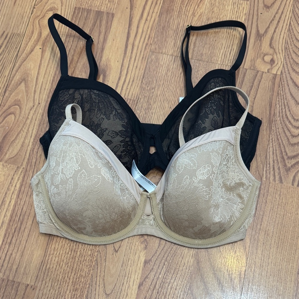 ✨Soma Bundle 32DD Lightest Lift Modern Coverage - Black and Nude